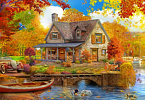 Puzzle 1000 pièces - Lake House - Bluebird Puzzle