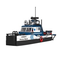 Jeux De Construction - Mould King - Le Bateau De Police -