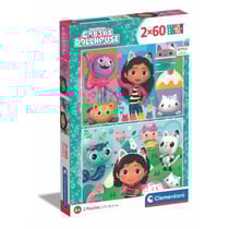 Puzzle 2 x 60 pièces Clementoni Gabby's Dollhouse