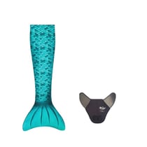 Queue sirène monopalme turquoise l