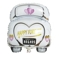 Ballon Voiture de mariage, 49x63cm, 1pce.