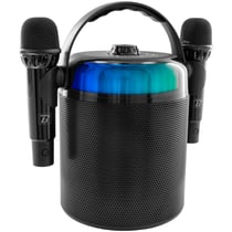 Enceinte Karaoké Portable avec LED, Bluetooth, Changeur de Voix - BoomTone DJ Star Voice.