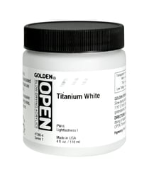 Peinture Acrylic Open Golden 119ml Blanc de titane S1