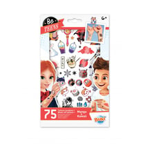 75 Tattoos lavables Manga Kawaï - Buki France