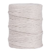Fil de jute, 6 plis, 6mm bobine 120m, blanc