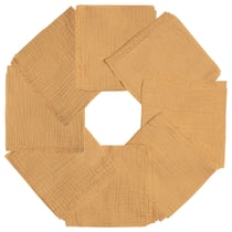 Set 50 carrés gaze de coton – Coupons patchwork couture créative DIY