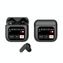 Ecouteurs Bluetooth Sport Sans Fil Ecran Tactile ANC ENC Waterproof Blanc Noir YONIS