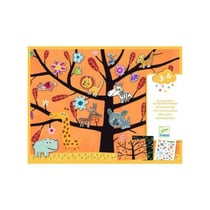 CREER AVEC DES STICKERS - Chat-perché !