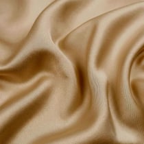 Tissu Satin Duchesse uni Doré