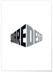 Affiche Square Design | A3 : 29,7x42cm