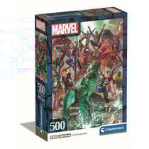 Puzzle 500 pièces Clementoni Compact Marvel The Avengers