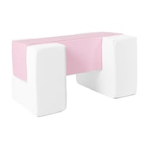 Blocs en mousse blanc rose pastel - Velinda