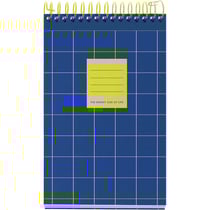 Bloc reporter - A6 - 120 feuilles - Spirale - Petits carreaux - Couverture carton - Miquelrius