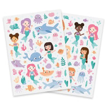 MégaCréa DIY - Gommettes Sirènes 0,4 à 7 cm 178 pièces