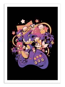 Affiche - Play fast Sonic - EduEly