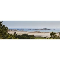 Tableau sur toile île Brehat 30x97 cm