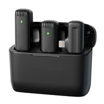 Microphone Sans Fil Double Pour iPhone Enregistrement Facile Et Qualité Pro YONIS