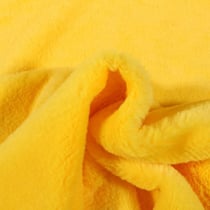 Tissu Fausse fourrure Bear Ultra douce Jaune