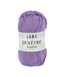 Fil à tricoter 100% coton QUATTRO - Lang Yarns 146 Violet