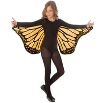 Ailes papillon orange pour enfant