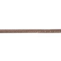 Bande cuir synthétique, Métallique plat, or rose, 3mm, 2m