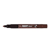 Lot de 12 marqueurs permanents pointe ogive 2 mm - PENTEL - Marron - Paint Marker MMP20