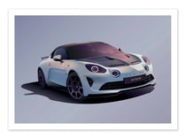 Affiche 30 x 40 cm - Alpine A 110 R - Artmoric