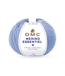 Pelote de laine Merino Essentiel 4 - DMC - Certifié Oeko-Tex 884 Bleu