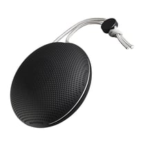 Mini Enceinte Bluetooth Etanche IPX4 Portable Avec Lanière Supporte Appel Mains-Libres Noir YONIS