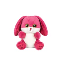 Peluche - Peluche Lapin RUBY> rose framboise – 23 cm