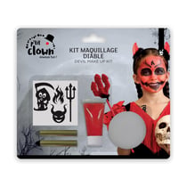 Kit maquillage avec stickers - diable