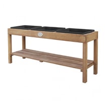 Table d activites AXI avec 3 bacs noirs Marron Fonce