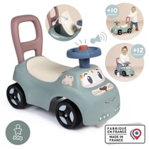 Porteur Auto Little - Smoby - Coffre sous la selle, klaxon, fabrication française
