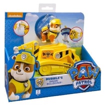 Pat patrouille ruben avec son bulldozer - figurine chien - paw patrol - spin master - 20114323