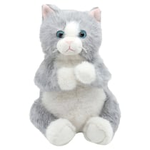 Peluche doudou chat Milo - 21 cm- Sevira Kids