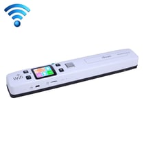Scanner Portable À Plat Wifi Windows Mac Os Scanneur USB LCD LED Pdf Jpg Blanc + SD 32Go YONIS