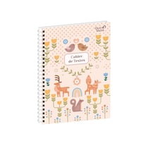 CAHIER DE TEXTES SPIRALÉ FR Animascot - 15x21 cm - Journalier