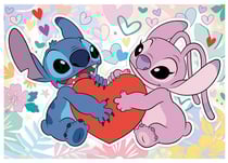 Puzzle disney stitch : stitch et angel love 500 pieces - dessin anime - educa - 19911