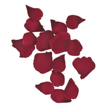Pétales de roses Rouge 3 et 4,5 cm 41 pièces