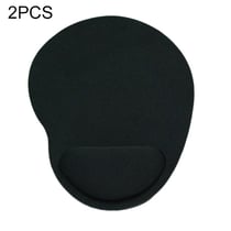 Tapis De Souris Gel Confortable Bleu Ciel Antidérapant Écologique 2 PCS Noir YONIS