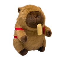 Peluche sac à dos frites 20cm Capybara Mercier