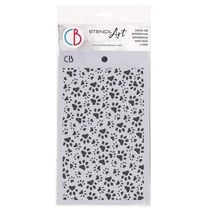 Pochoir plastique souple réutilisable 24 x 14.5 cm Ciao Bella DOGGY PRINTS 96
