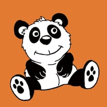 LUC - Kit canevas Soudan Le Panda 20x20cm