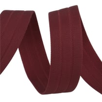 Bobine 10m sangle gros grain rouge bourgogne 30mm