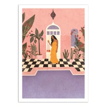 Affiche 50x70 cm - Printemps à Fès - Lemon Fee