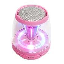 Mini Enceinte Bluetooth Portable Multifonction Avec Lampe Magique Colorée Sans Fil Rose YONIS