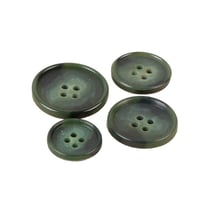 Lot de 3 boutons costume vert sapin