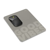 Tapis de souris inscription Good Vibes coloris Sable - CEP