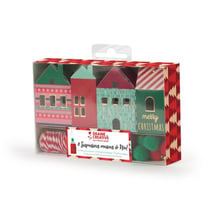 Kit 8 Suspensions Maisons de Noël