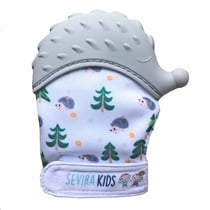 Moufle de dentition en silicone alimentaire, Hérisson
